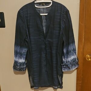 Kobu Halperin Button Down Shirt, Snake Skin Sleeves
